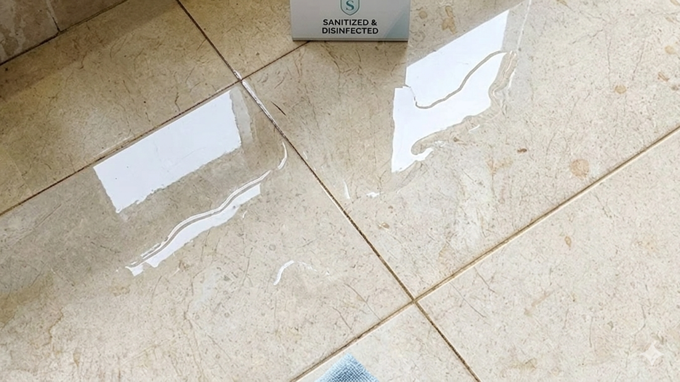 Property after professional sanitization treatment