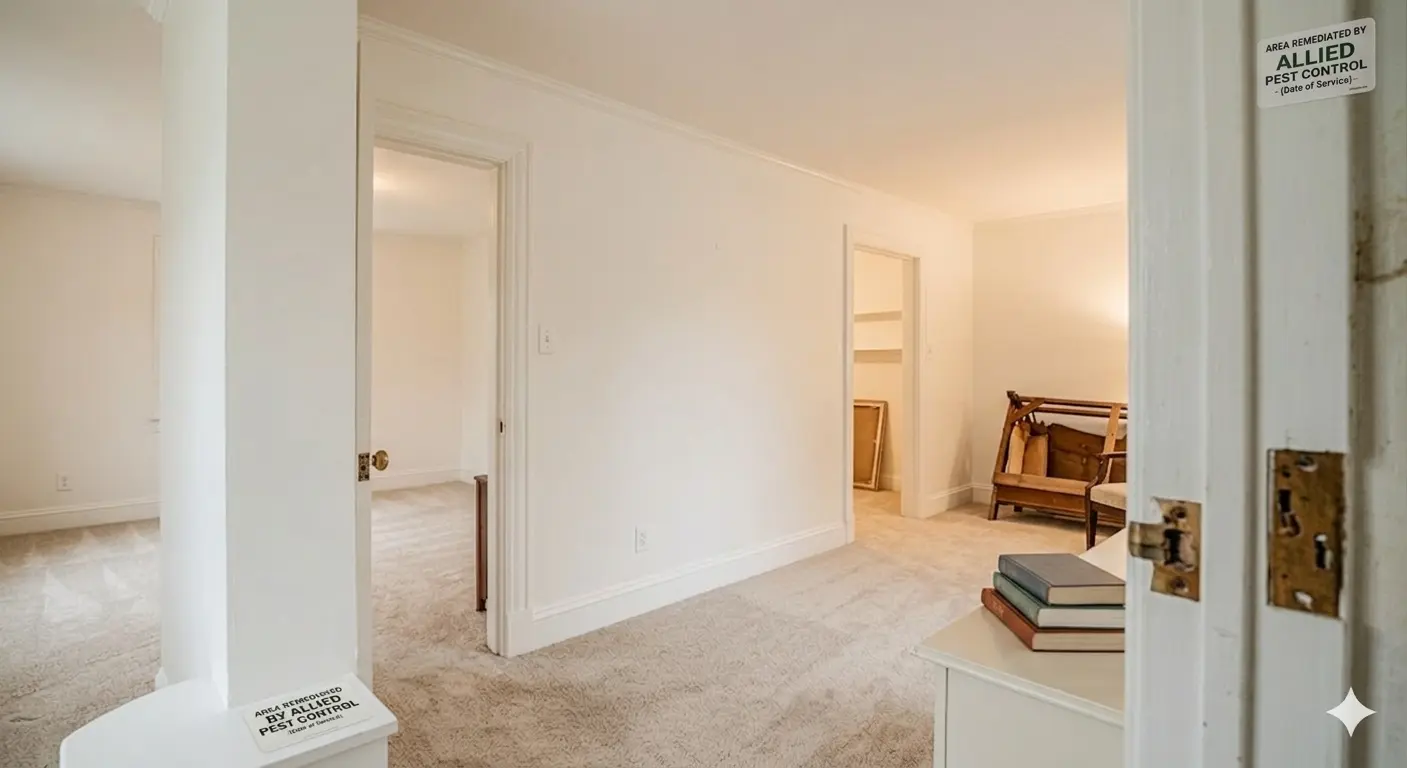 Property protected after pest treatment