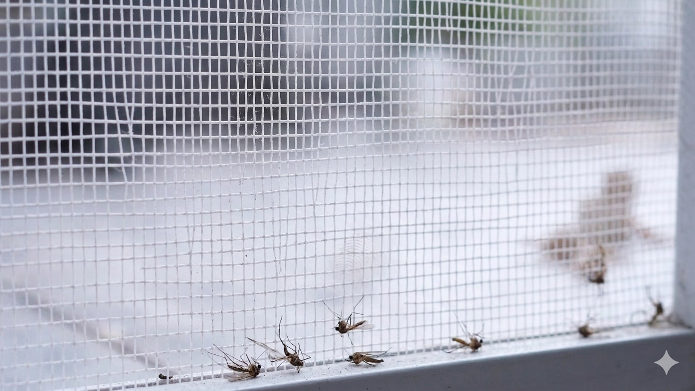Garden and property protected after mosquito treatment