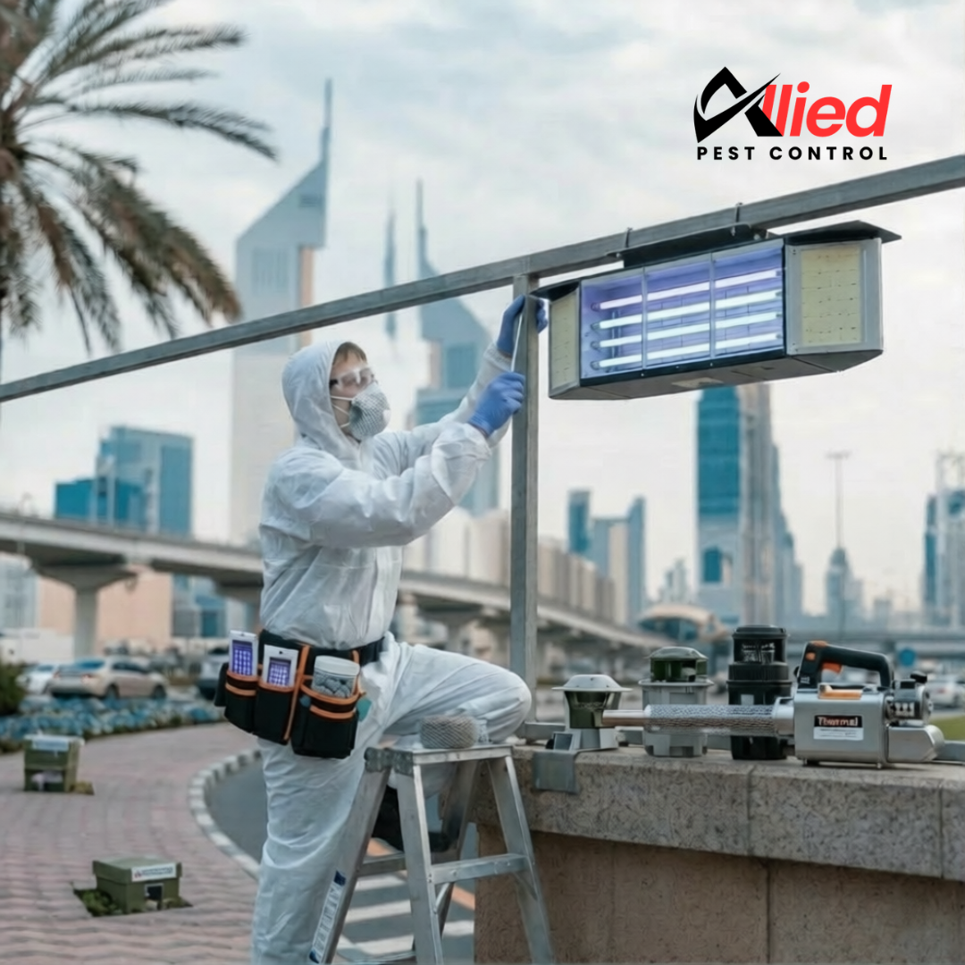 Allied Pest Control professional mosquito control team
